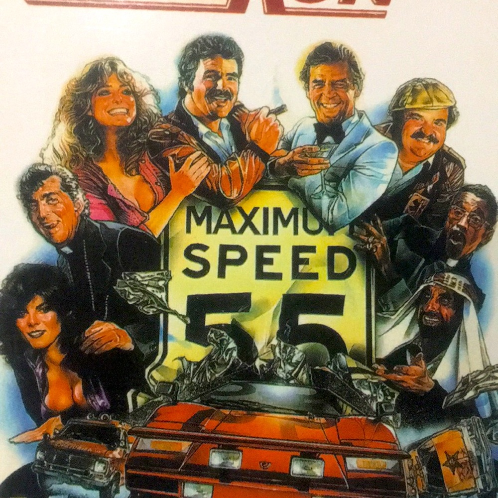 The Cannonball Run Burt Reynolds Roger Moore Farrah Fawcett Dom Deluise 1981
